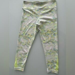 Xersion Girls Leggings Size Large 12Reg Multicolor Quick Dry Elastic Waistband